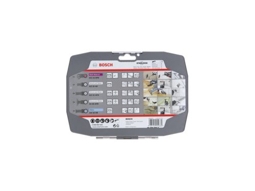 BOSCH Akkus többfunkciós géphez 6 részes Starlock készlet (villanyszerelés, gipszkartonozás)