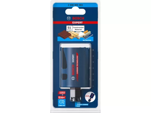 BOSCH EXPERT Construction Material keményfémfogú körkivágó 51 mm