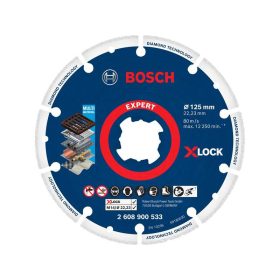   BOSCH EXPERT Gyémánt vágókorong 125 x 22,2 mm X-LOCK szegmentált