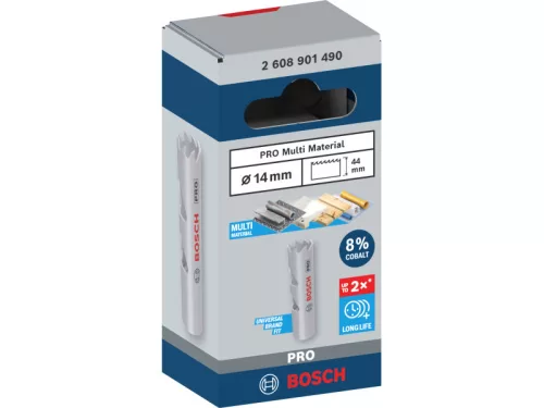 BOSCH PRO Körkivágó 14 mm (8% kobalttal) menetes Multi Material