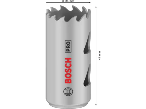 BOSCH PRO Körkivágó 24 mm (8% kobalttal) menetes Multi Material