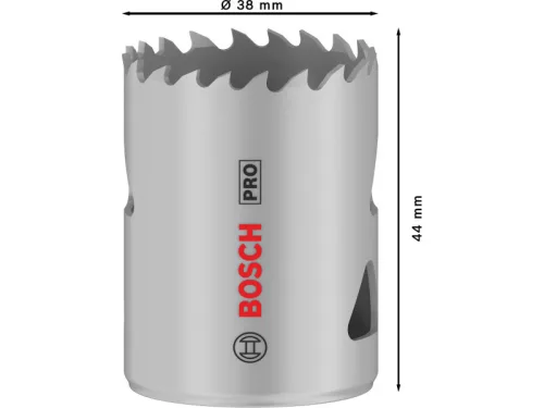 BOSCH PRO Körkivágó 38 mm (8% kobalttal) menetes Multi Material