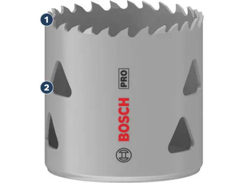 BOSCH PRO Körkivágó 51 mm (8% kobalttal) menetes Multi Material
