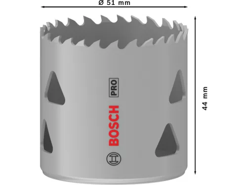 BOSCH PRO Körkivágó 51 mm (8% kobalttal) menetes Multi Material
