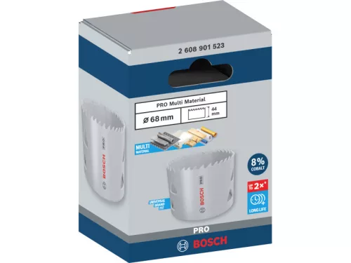 BOSCH PRO Körkivágó menetes / 68 mm Multi Material