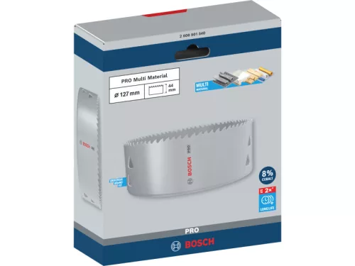BOSCH PRO Körkivágó 127 mm (8% kobalttal) menetes Multi Material