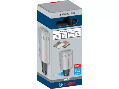 BOSCH PRO Gyémánt körkivágó 35 mm PC PLUS