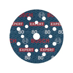   BOSCH EXPERT O780 Foil Tépőzáras csiszolótárcsa 125 mm / P80 kerámiaszemcsés (6 db)