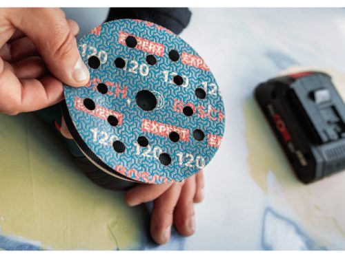 BOSCH EXPERT O780 Foil Tépőzáras csiszolótárcsa 125 mm / P240 kerámiaszemcsés (6 db)