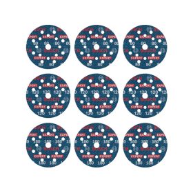   BOSCH EXPERT O780 Foil Tépőzáras csiszolótárcsa készlet 9 részes 125 mm kerámiaszemcsés