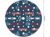 BOSCH EXPERT O780 Foil Tépőzáras csiszolótárcsa 150 mm / P120 kerámiaszemcsés (6 db)