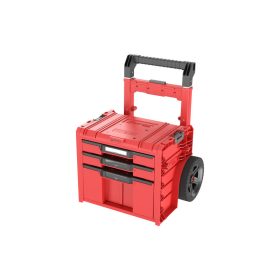   QBRICK SYSTEM PRO 2.0 Gurulós szerszámosláda Fiókos 3 Red Ultra HD