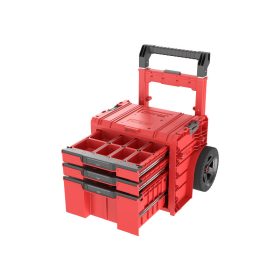   QBRICK SYSTEM PRO 2.0 Gurulós szerszámosláda Fiókos 3 Red Ultra HD