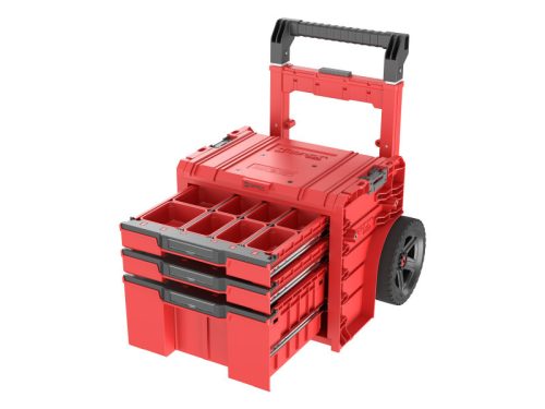 QBRICK SYSTEM PRO 2.0 Gurulós szerszámosláda Fiókos 3 Red Ultra HD
