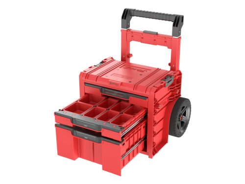 QBRICK SYSTEM PRO 2.0 Gurulós szerszámosláda Fiókos 3 Red Ultra HD
