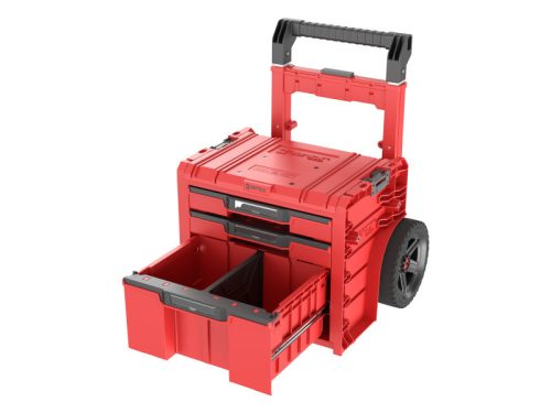 QBRICK SYSTEM PRO 2.0 Gurulós szerszámosláda Fiókos 3 Red Ultra HD