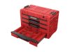 QBRICK SYSTEM PRIME 4 Fiókos szerszámosláda Red Ultra HD