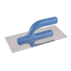   FESTA Fogazott glettvas 130 x 280 mm inox 4 x 4 mm műanyag nyéllel