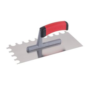   FESTA Fogazott glettvas 130 x 280 mm inox 16 mm-es íves fogazás lágy fogantyús