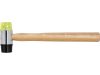 VOREL Gumi-műanyag fejű kalapács 300 g fa nyél 35 mm