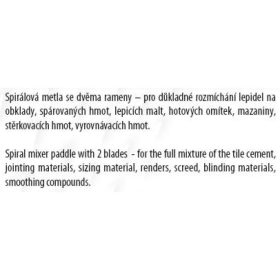 FESTA Festék keverőszár 70 x 500 mm körös profi