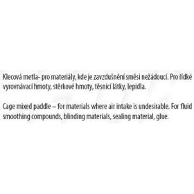 FESTA Gipsz keverőszár 100 x 500 mm négyszög