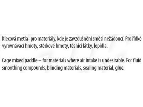 FESTA Gipsz keverőszár 100 x 500 mm négyszög