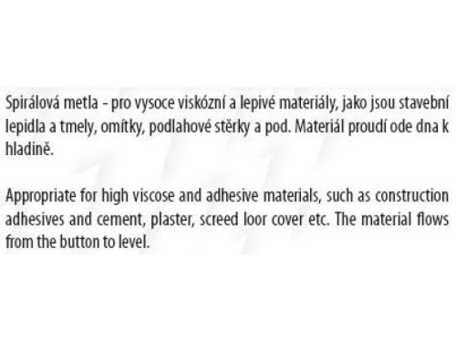 FESTA Keverőszár horganyzott 100 x 500 mm spirál