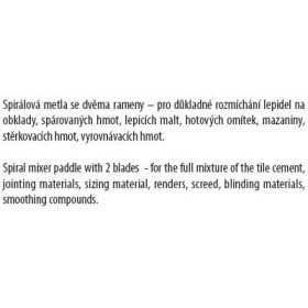 FESTA Habarcs keverőszár 60 x 500 mm hengeres