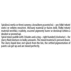 FESTA Habarcs keverőszár M14 120 x 600 mm jobbos