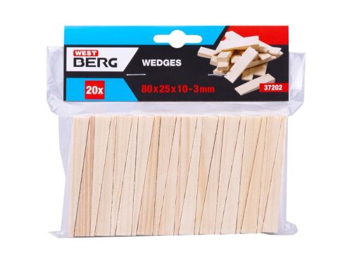 WOODY Fa ék 80 x 25 x 10 - 3 mm (20 db)