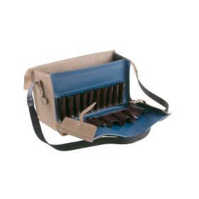 Szerszámtáska villanyszerelőknek hasított bőr profi