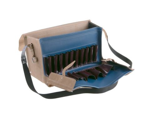 Szerszámtáska villanyszerelőknek hasított bőr profi