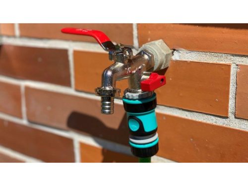 Kerti csap 1/2" külsőmenetes, tömlővéges