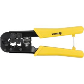   VOREL Krimpelő fogó UTP hálózati/RJ45 és telefon/RJ11 kábelekhez