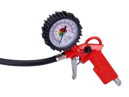 FESTA Kerékfúvató pisztoly nyomásmérővel 0-10 bar