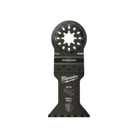   MILWAUKEE Merülőfűrészlap Bimetál (fém, fa + szeg) 43 x 47 mm Multitool Starlock