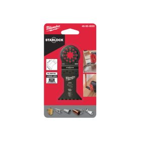   MILWAUKEE Merülőfűrészlap Bimetál (fém, fa + szeg) 43 x 47 mm Multitool Starlock
