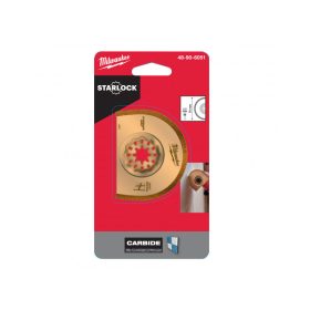   MILWAUKEE Fugaeltávolító fűrészlap 75 x 2,2 mm karbidszemcsés Multitool Starlock