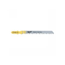 MILWAUKEE Dekopírfűrészlap T101D 75/4,0 mm HCS (5 db)