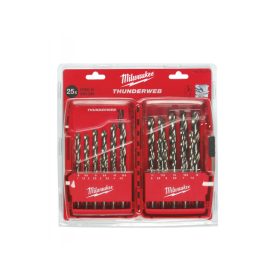   MILWAUKEE Csigafúró készlet 25 részes 1,0-13,0 mm HSS-G DIN 338