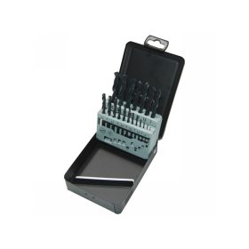   MILWAUKEE Csigafúró készlet 19 részes 1,0-10,0 mm HSS-R (fém dobozban)