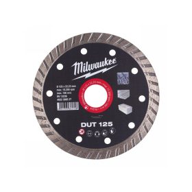   MILWAUKEE Gyémánt vágókorong 125 x 2,3 x 10 x 22,2 mm turbo