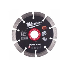   MILWAUKEE Gyémánt vágókorong 125 x 2,3 x 10 x 22,2 mm szegmentált DUH