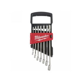 MILWAUKEE Csillag-villáskulcs készlet 7 részes 10-17 mm