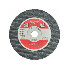MILWAUKEE Vágókorong fémre 76 x 1,0 mm (5 db)