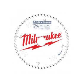   MILWAUKEE Fűrésztárcsa alumíniumhoz 184 x 30 x 2,2 mm / 54T TF NEG