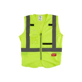 MILWAUKEE Láthatósági mellény, sárga - L/XL