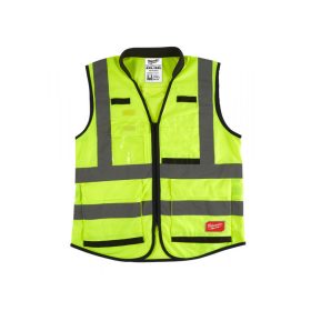   MILWAUKEE Prémium láthatósági mellény, sárga - XXL/XXXL