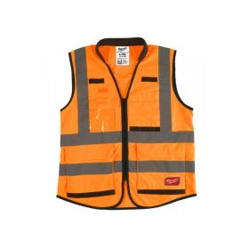   MILWAUKEE Prémium láthatósági mellény, narancssárga - XXL/XXXL